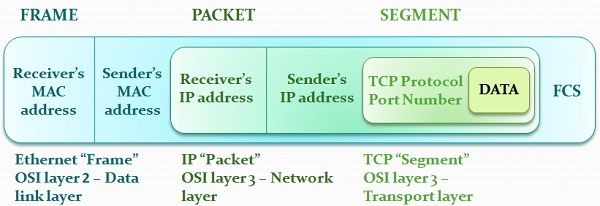 Difference Between Frames and Packets