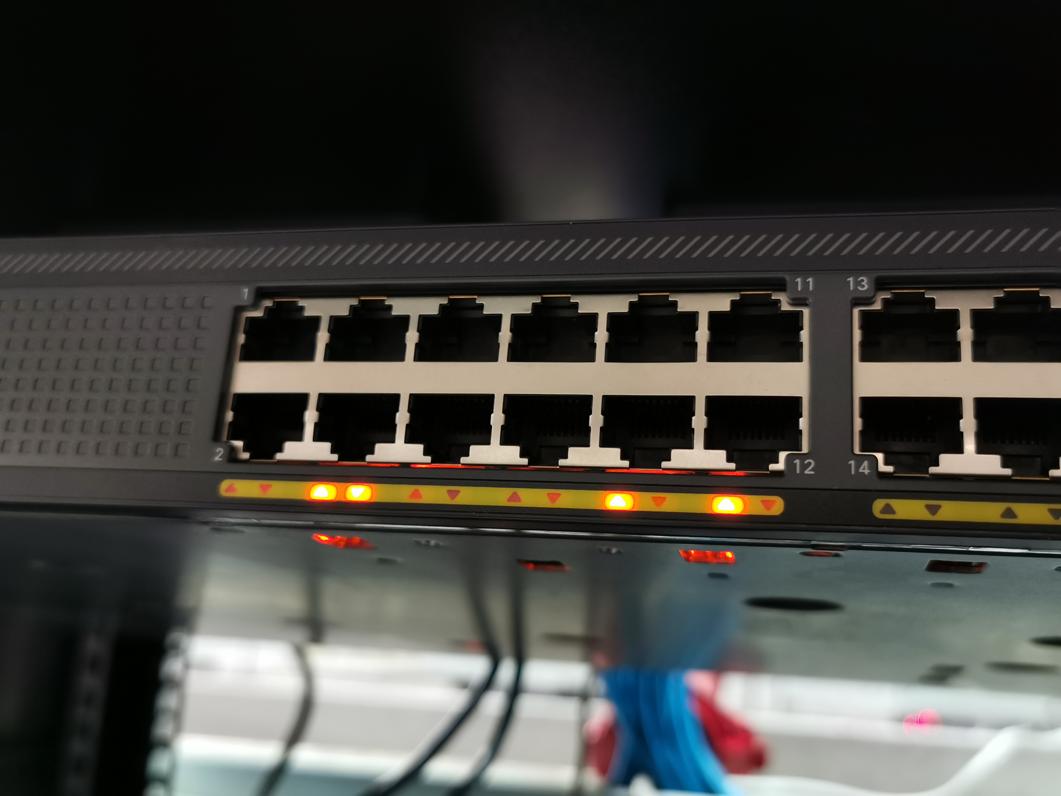 Blinking Amber Cisco Catalyst Switch